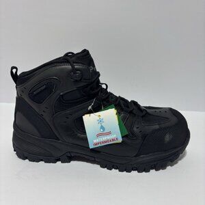 Propet Men’s Setry Black Waterproof Hiking Boots, Size 10 X (3E)